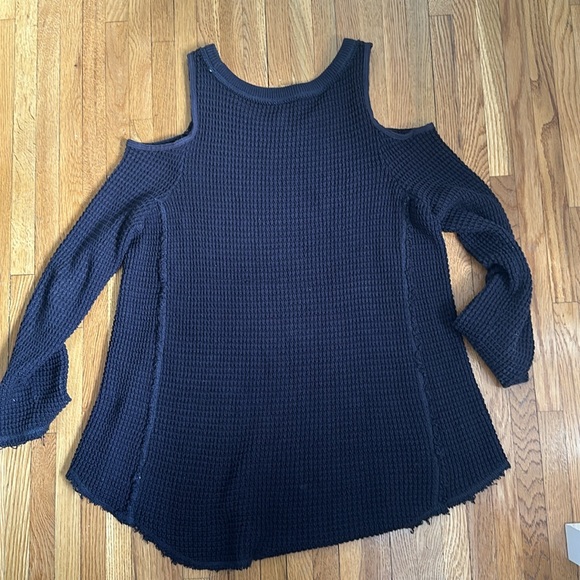 Free People Cold Shoulder Sweater - Picture 4 of 5